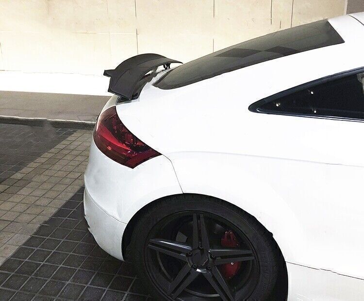 1 Set Carbon Fiber Rear Trunk Spoiler Wing Lip For Audi MK2 TT 8J TTS 2008-2014