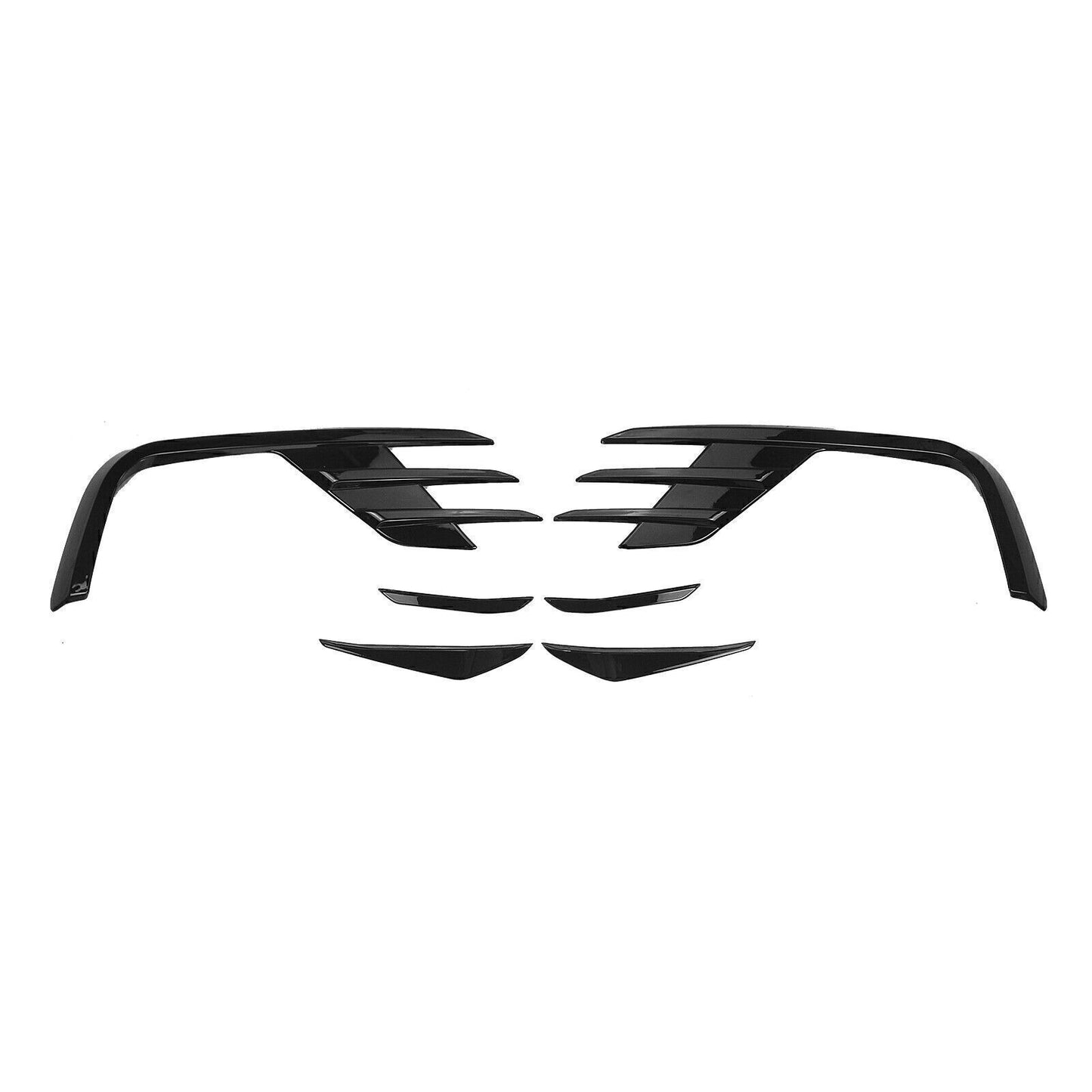 Front Spoiler Rear Diffuser Spliitter Vent Trim Kit For Accord Yofer 2021 White