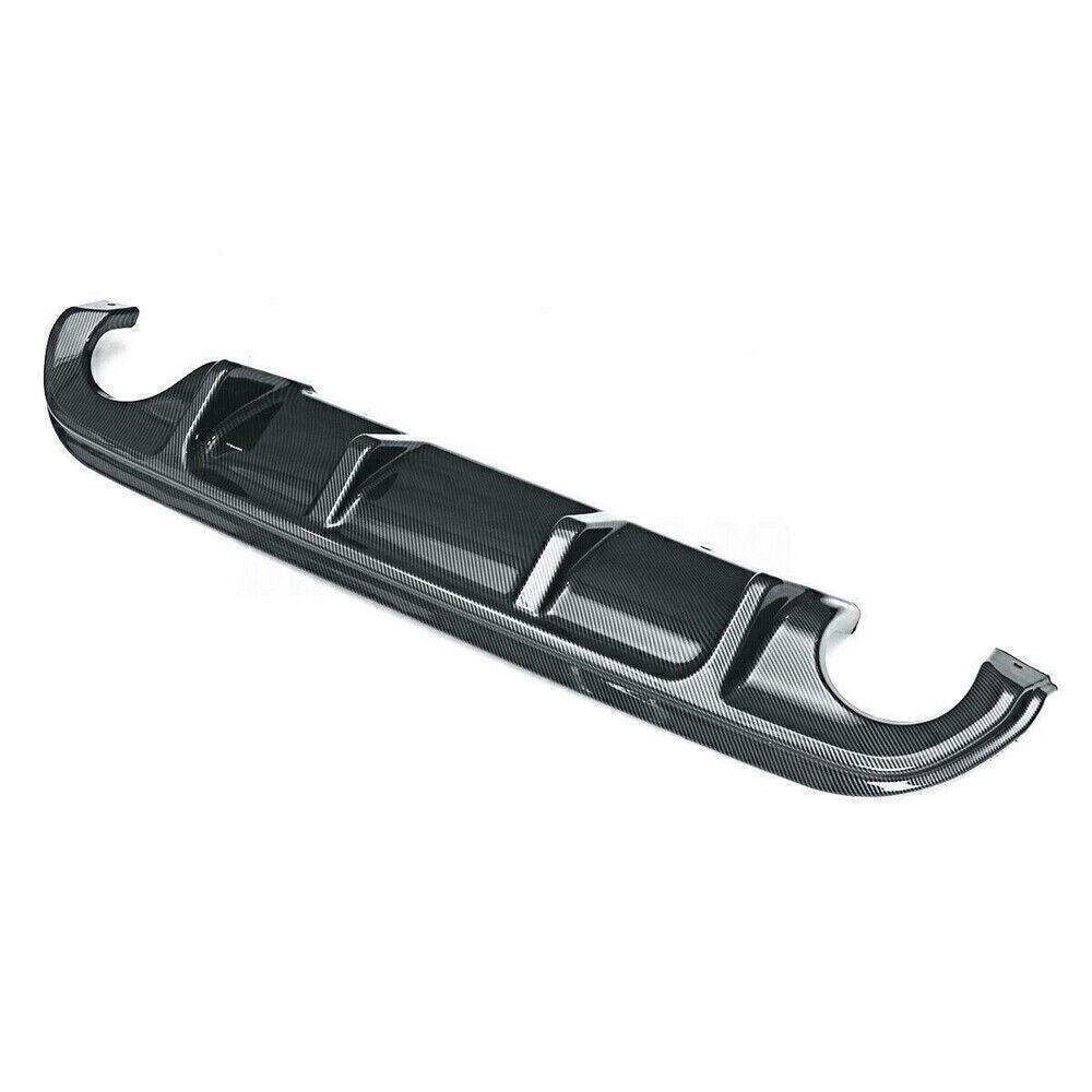 1Set Front Spoiler Lip Rear Bumper Diffuser For Infiniti Q50 2014-2017 Carbon Fiber