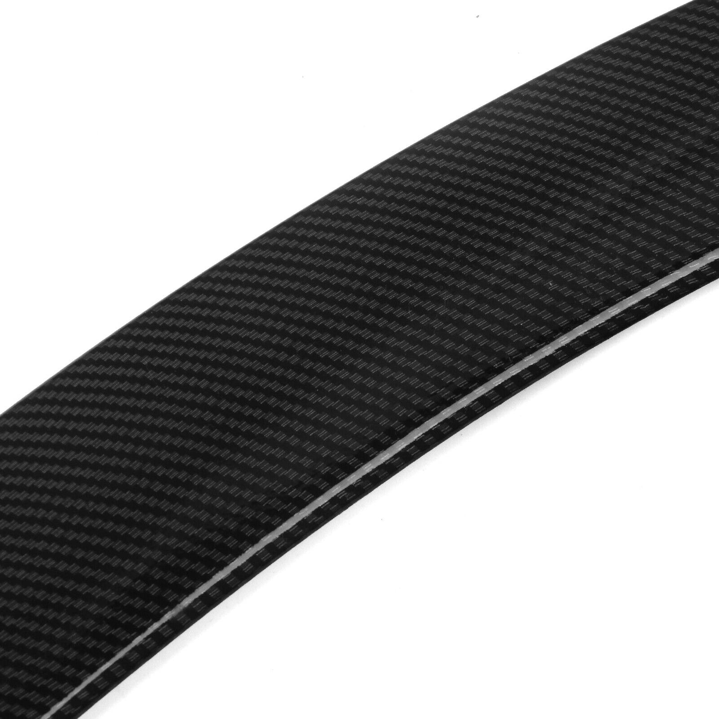 1x Rear Trunk Spoiler Lip Wing Fit For Tesla Model S 2012-2022 Carbon Fiber Look