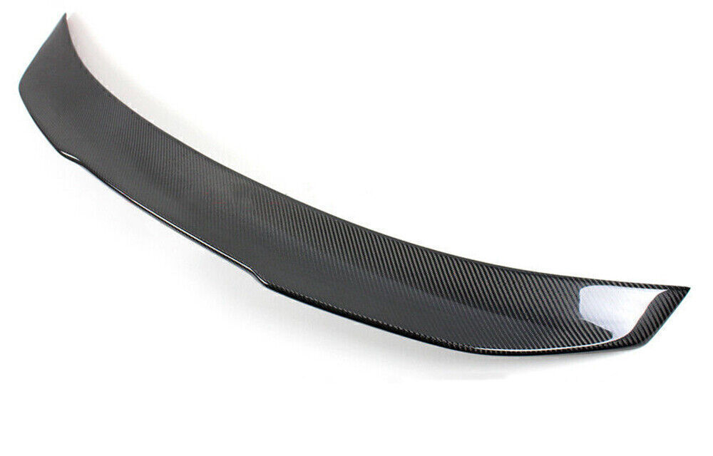 1Set Carbon Fiber Car Duckbill Trunk Spoiler Lip For Infiniti Q50 2014-2023 PSM