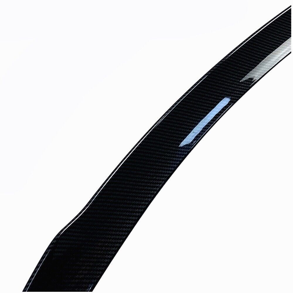 1x Rear Trunk Spoiler Wing For Benz W177 A180 A200 A35 19-23 Carbon Fiber Look