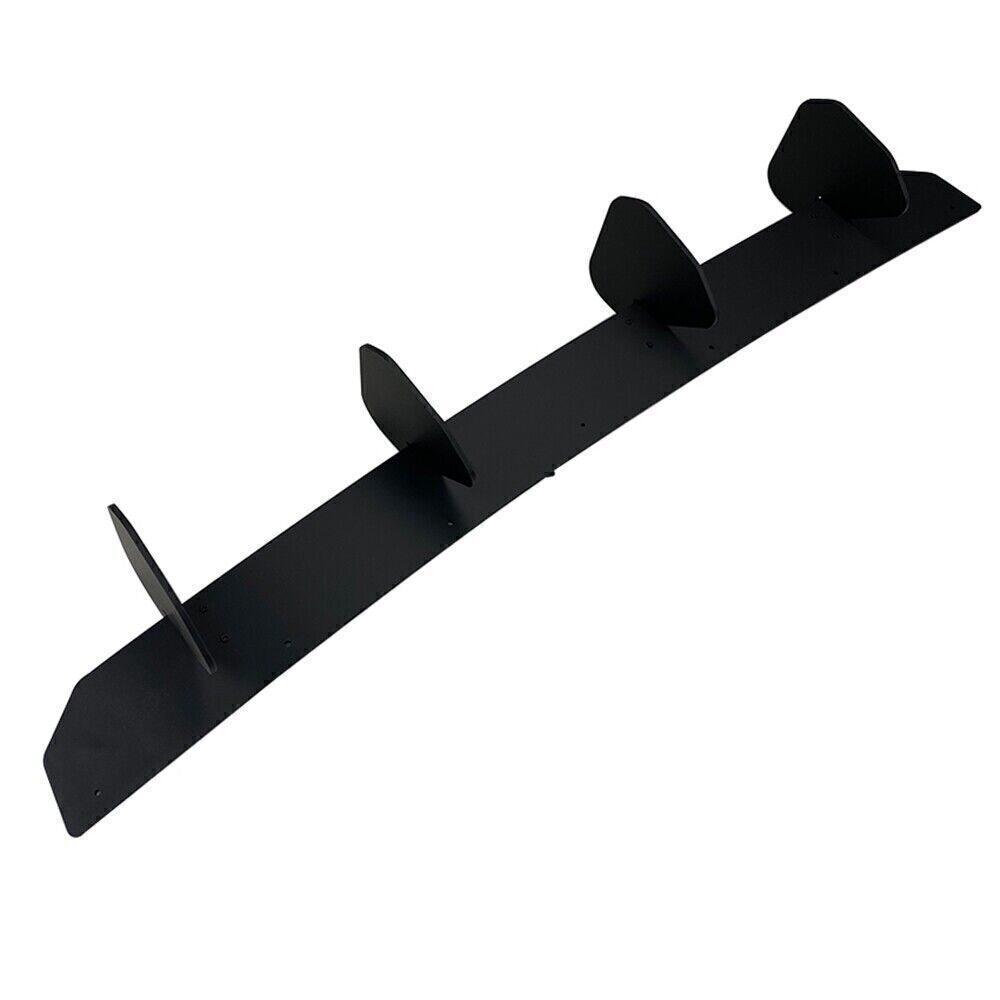 1x Black Car Rear Diffuser Bumper Spoiler Wing For VW Golf 8 MK8 2020-2023 Rline