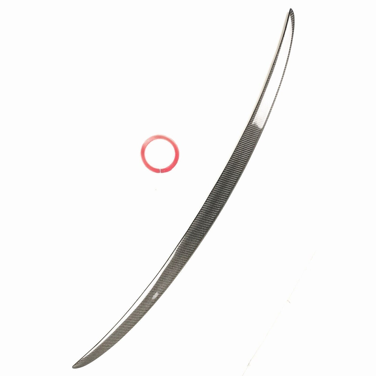 1x Carbon Fiber Car Rear Trunk Spoiler Wing Lip Roof Lid For Saab 9-3 2003-2012