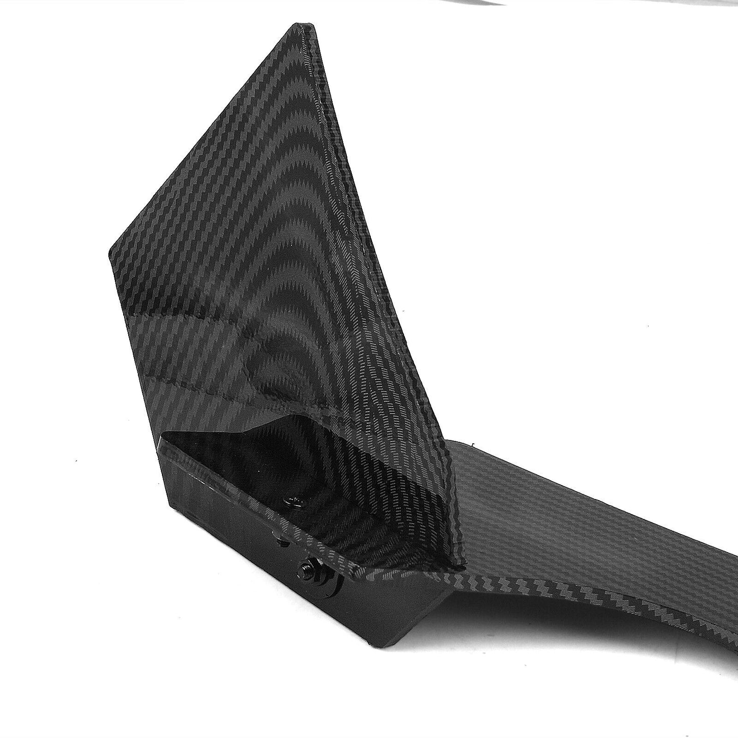 1Set Rear Bumper Diffuser Lip Kit For Ford Mustang 2015-2021 Carbon Fiber Look