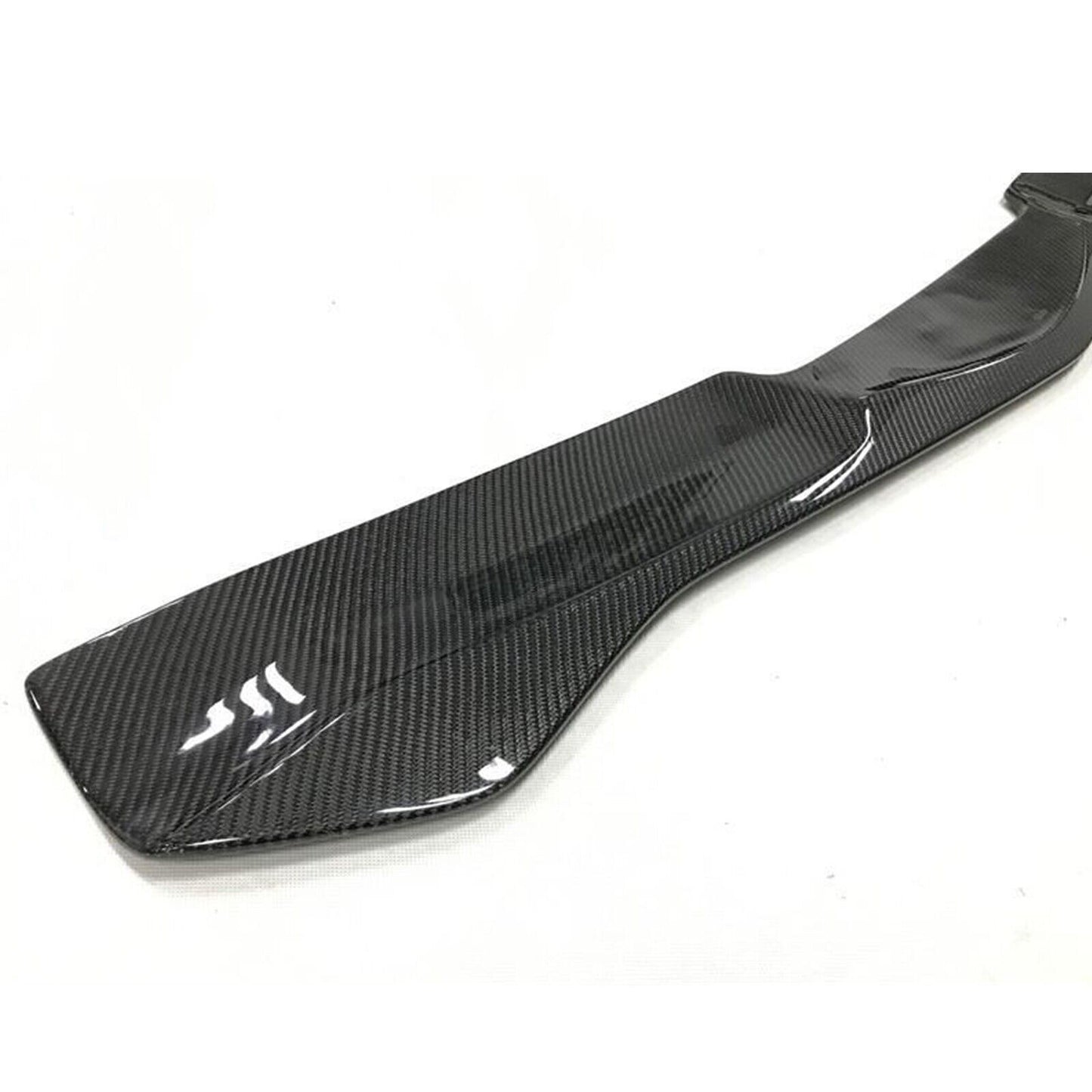 1x Carbon Fiber Front Bumper Spoiler Lip For Alfa Romeo Giulia Sport 2016-2022