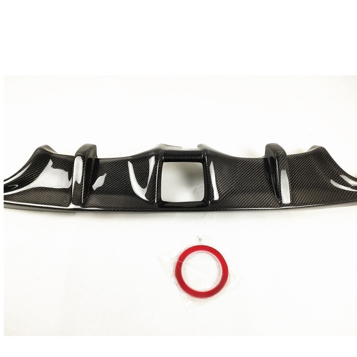 1Set Carbon Fiber Rear Bumper Diffuser Lip For Nissan 370z z34 2009-2020 Black