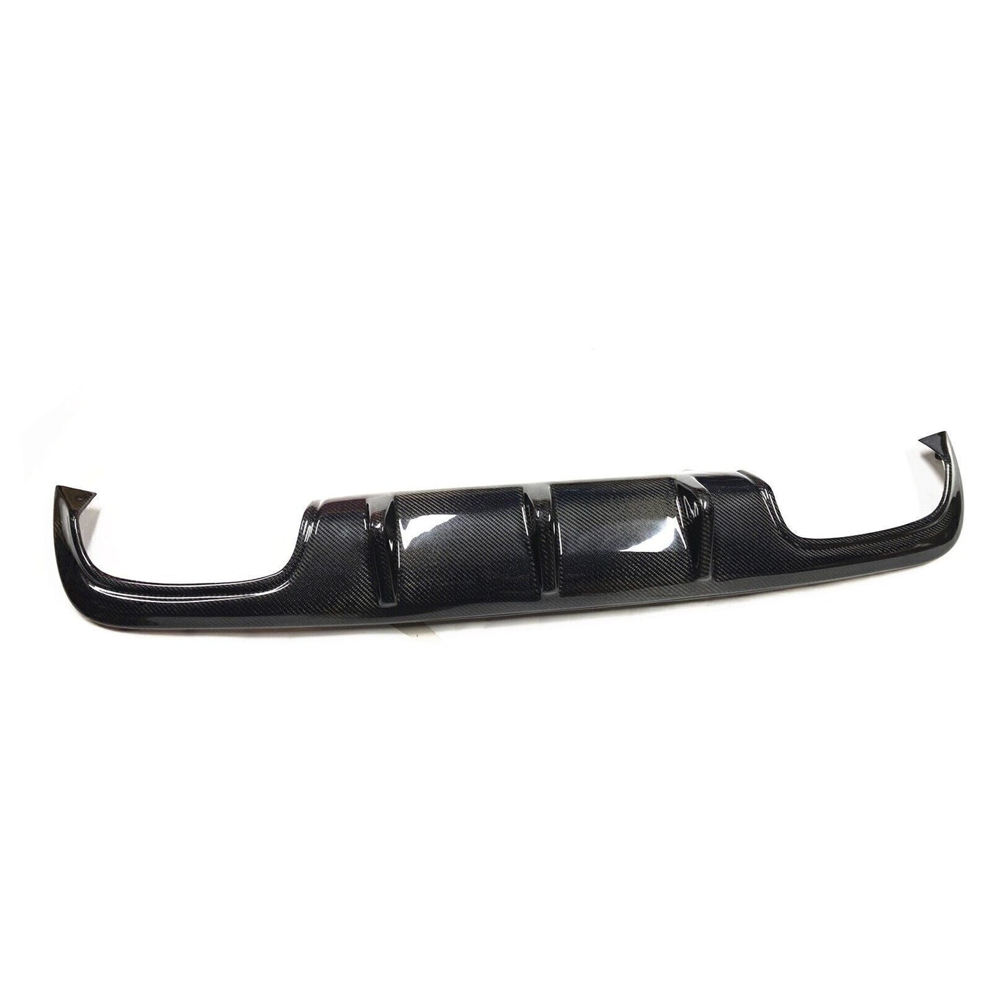 1 Set Rear Bumper Diffuser Lip Body Kit For Benz R172 SLK 2010-2016 Carbon Fiber