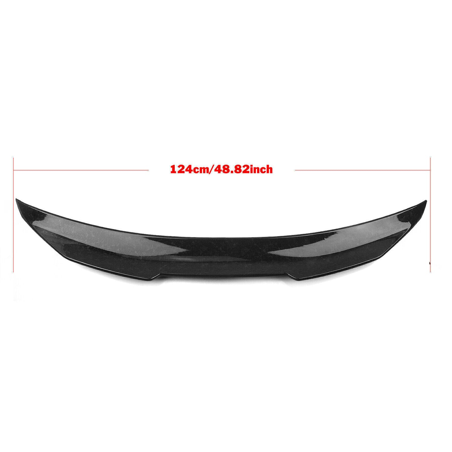 1Pc Satin Look Rear Trunk Spoiler Wing For Infiniti G37 G25 Q40 4Door 2007-2015