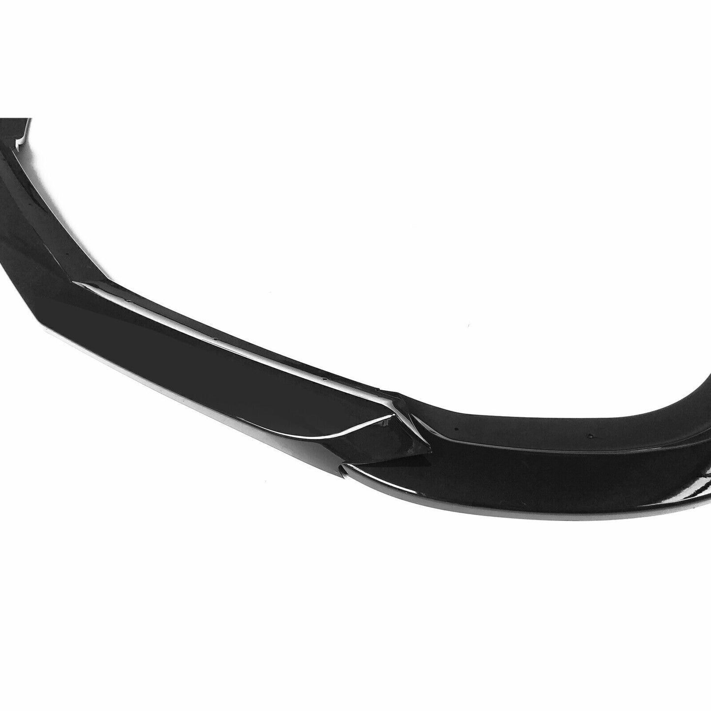 Black Front Bumper Spoiler Splitter Lip For Benz C-Class W204 C63 2008-2011