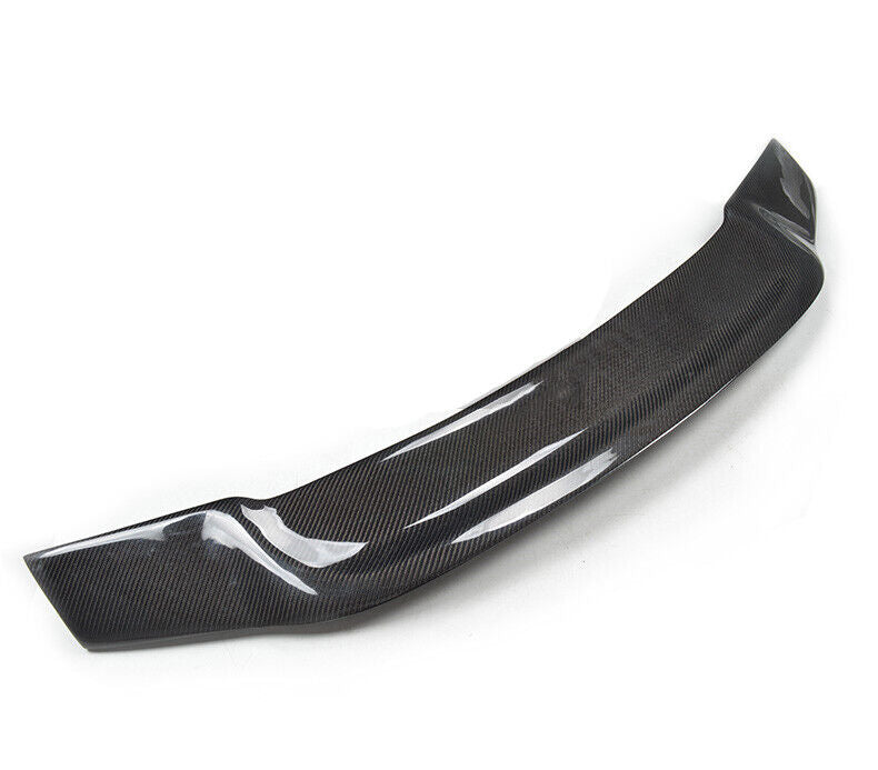 1Pc R Style Carbon Fiber Rear Trunk Spoiler Wing Lip For Audi A4 B8 2009-2012