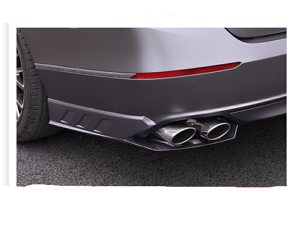 BLK Rear Bumper Diffuser + Exhuast Pipe For Honda Accord 10th 2018-19 AKASAKA