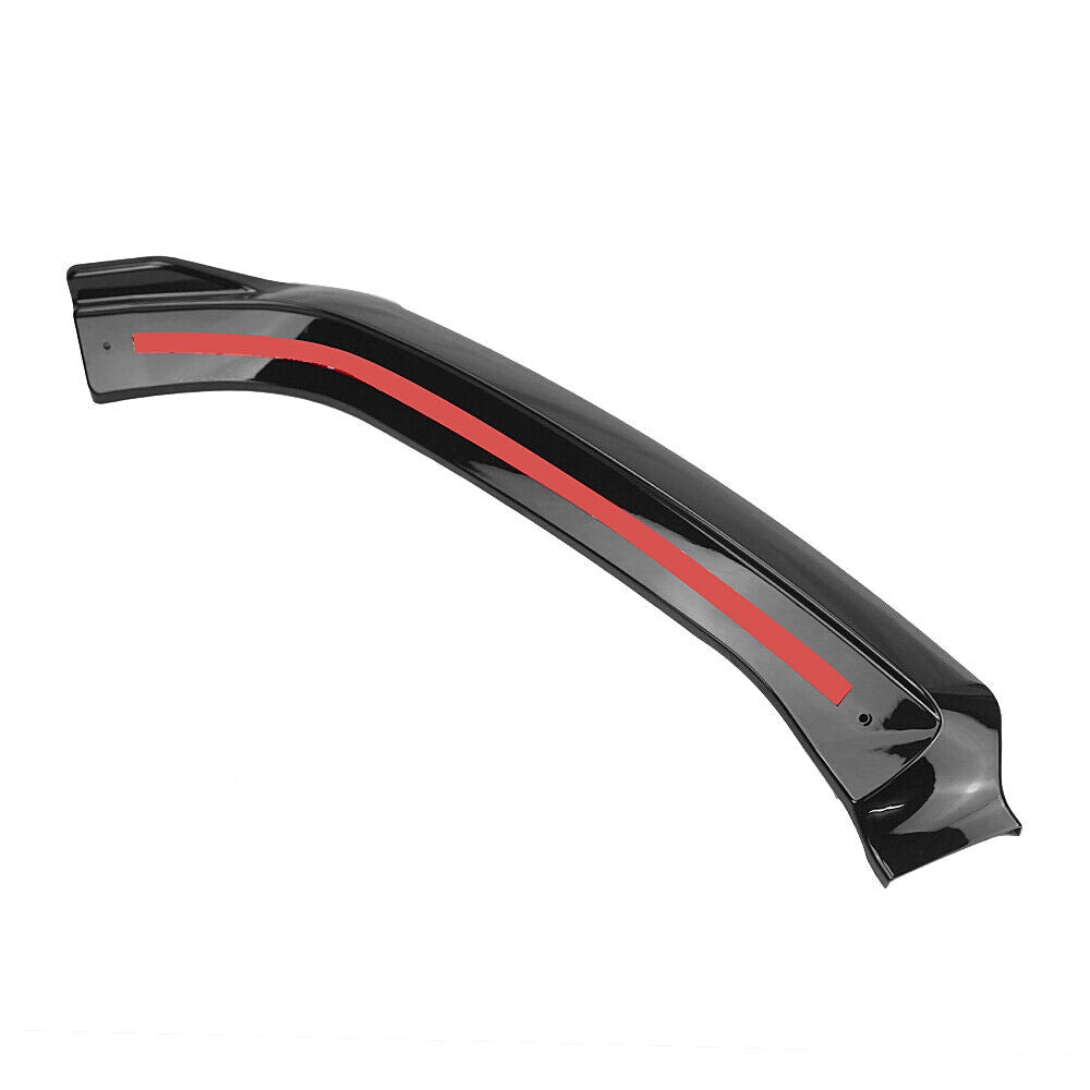 1 Set Car Black Front Bumper Spoiler Lip For Audi A4 B9 S4 Sedan 2017 2018 2019
