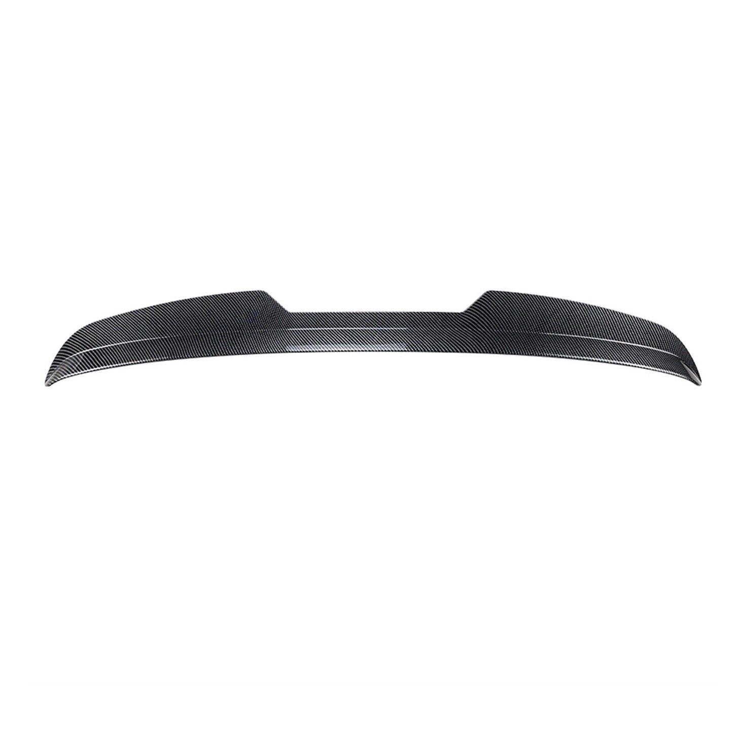 1Set Rear Trunk Spoiler Lip Kit For VW Tiguan R-Line 2017-2023 Carbon Fiber Look