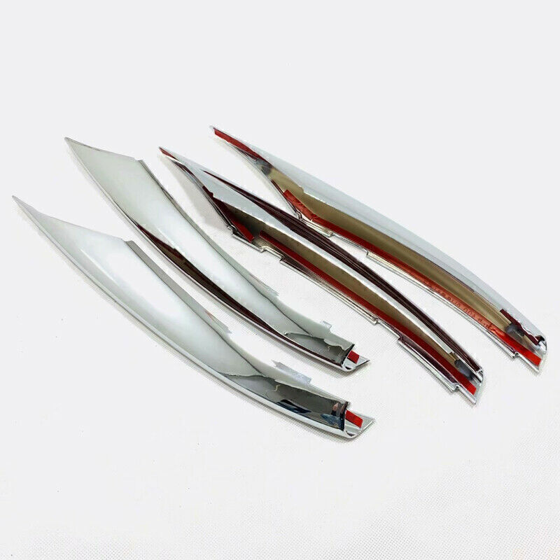 4Pcs Front Fog Light Stripe Trim Cover For Mercedes Benz A Class Sport 2019