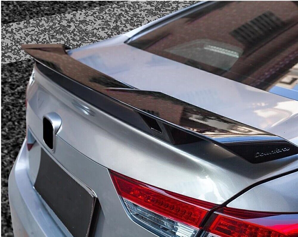 White YOFER Car Rear Trunk Spoiler Wing Lips Kit For Honda Accord 10th 2018-2022