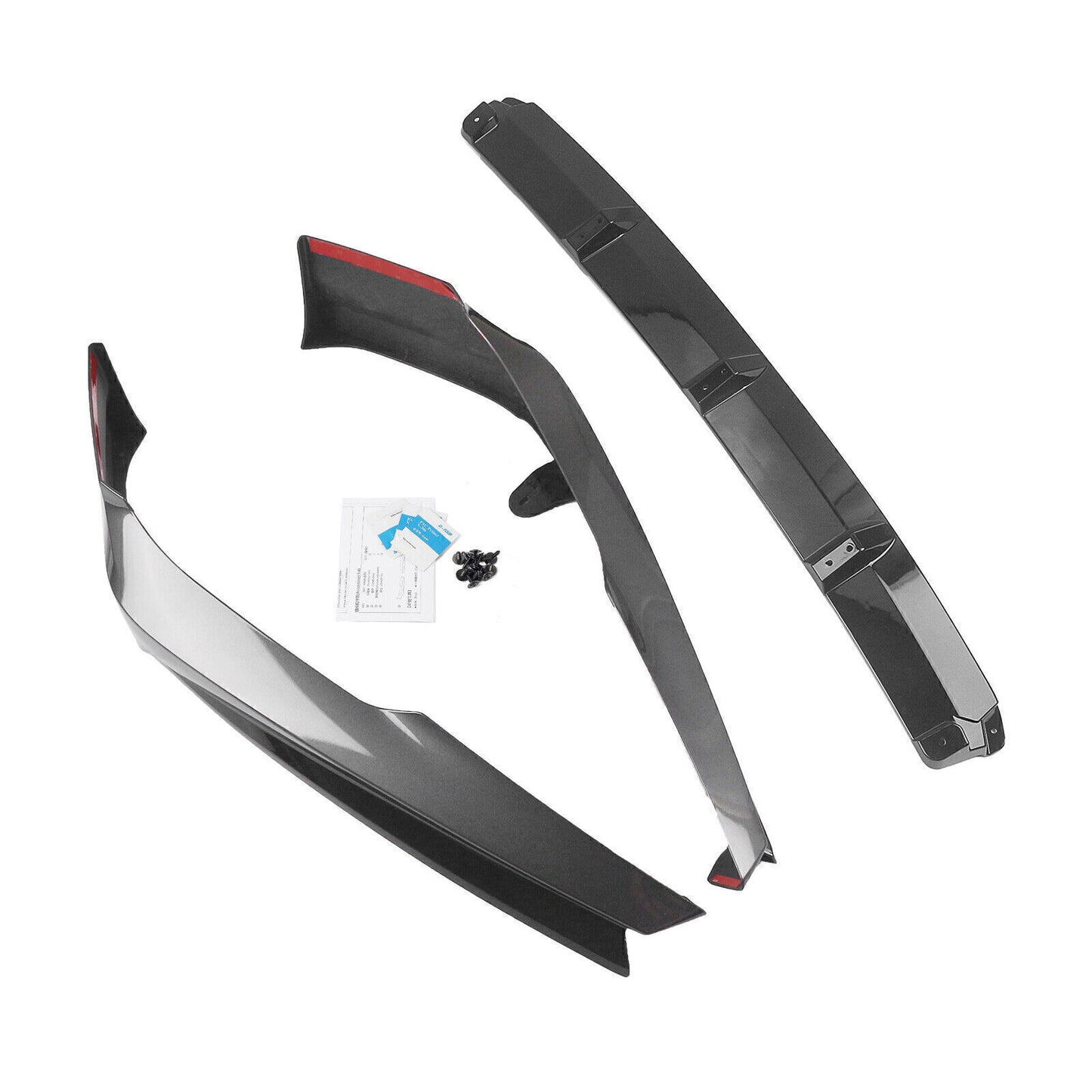 Front Bumper Spoiler Lip Splitter Kit For Honda Accord 2021-2022 Grey AKASAKA
