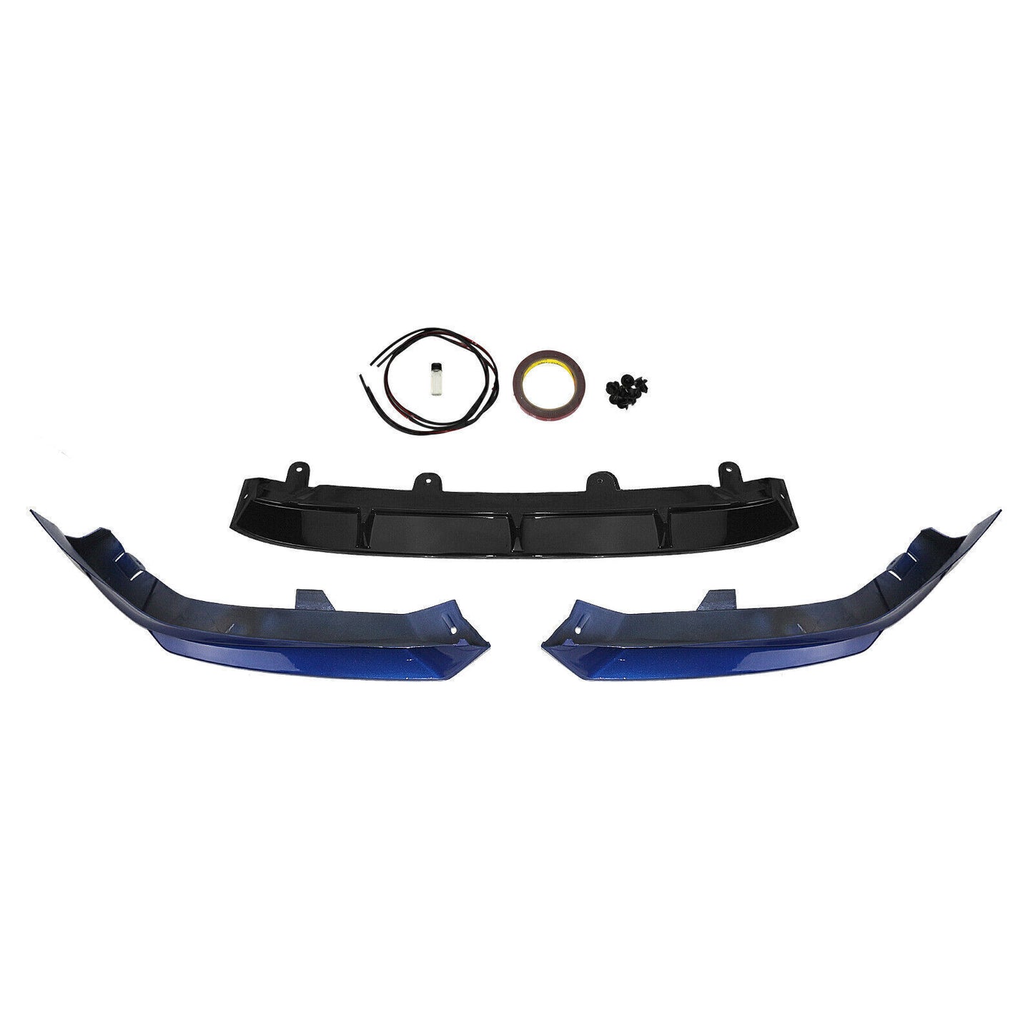 3Pcs YOFER Front Splitter Lip For Honda Accord 4Door Model 2018-2020 YOFER Blue