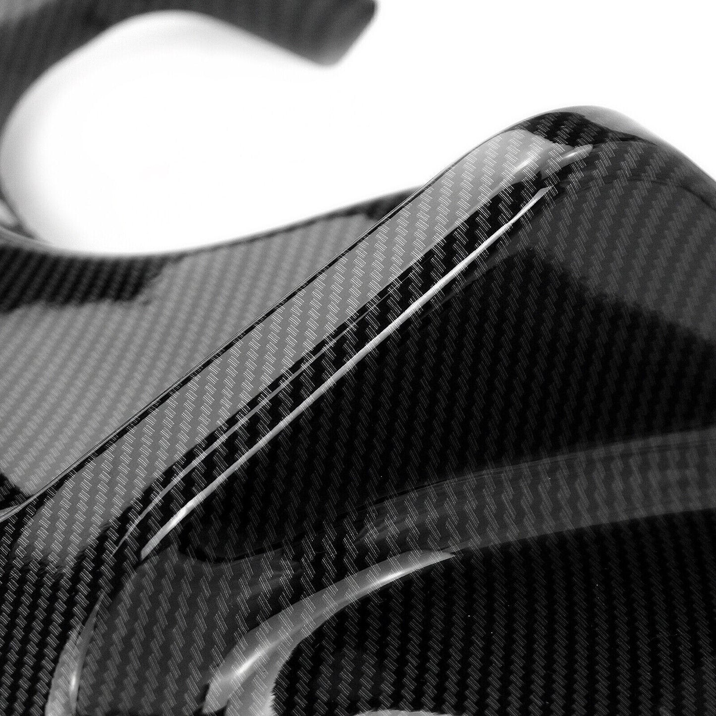 Black Rear Bumper Diffuser Trunk Spoiler Lip For Infiniti Q50 2014-2017 W/ Light