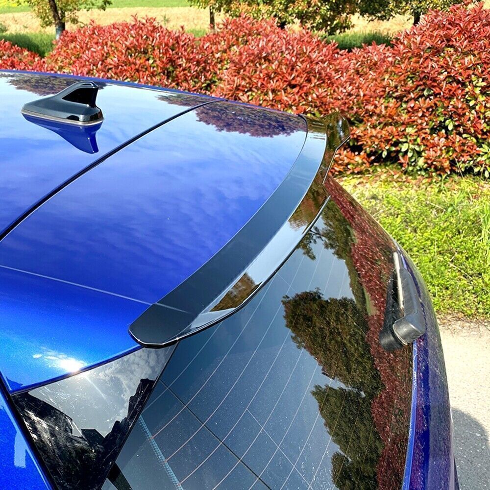 1x Gloss Black Rear Roof Spoiler Wing Lip For Volkswagen Golf 8 MK8 2020-2023