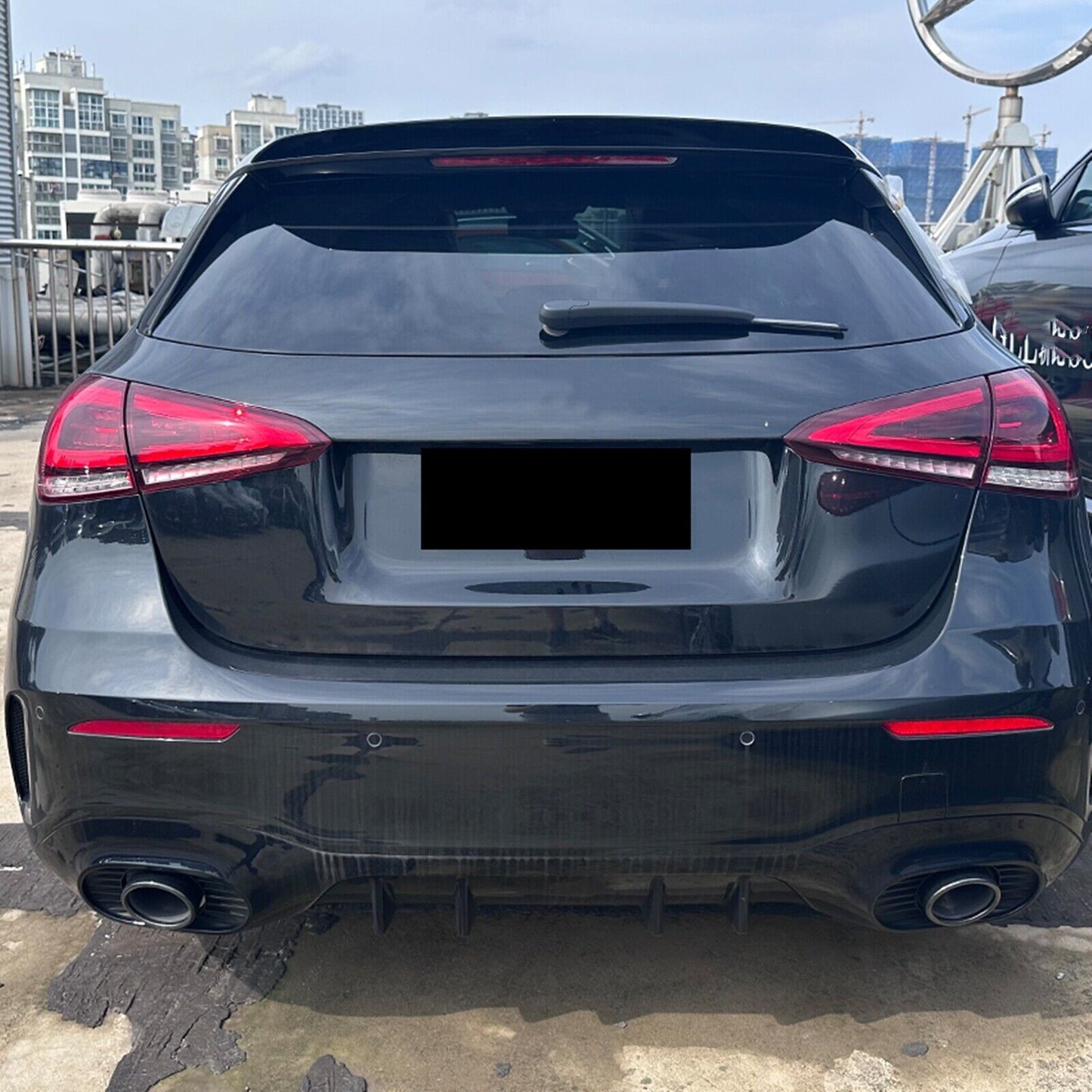 Rear Spoiler Wing Lip For Mercedes A Class W177 A180 A200 A250 A45 AMG Hatchback