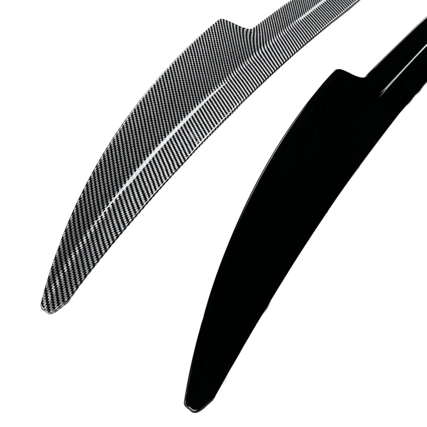 1Pc Car Rear Trunk Spoiler Lip Wing For Volkswagen ID.3 2019-2022 Glossy Black