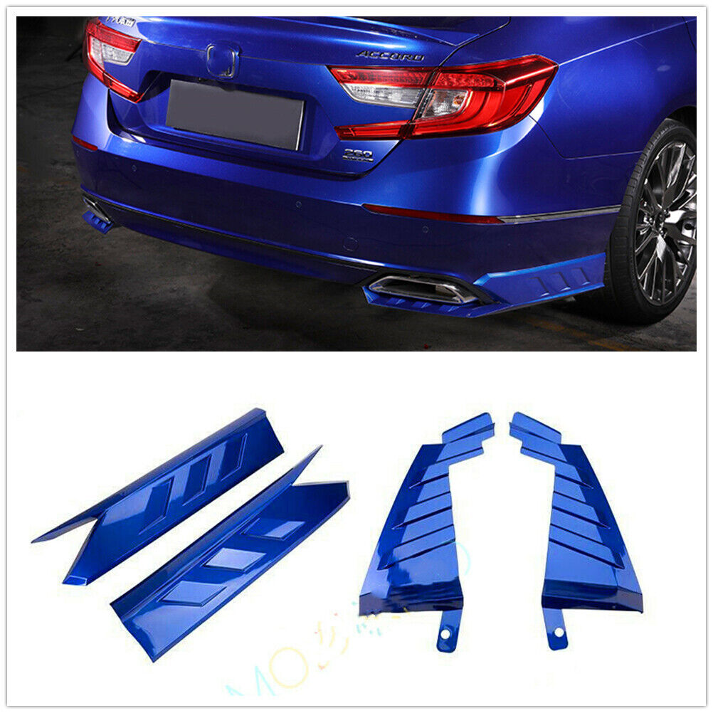 1Set Front & Rear Bumper Spoiler Surround Molding Trim For Honda Accord 2018-20