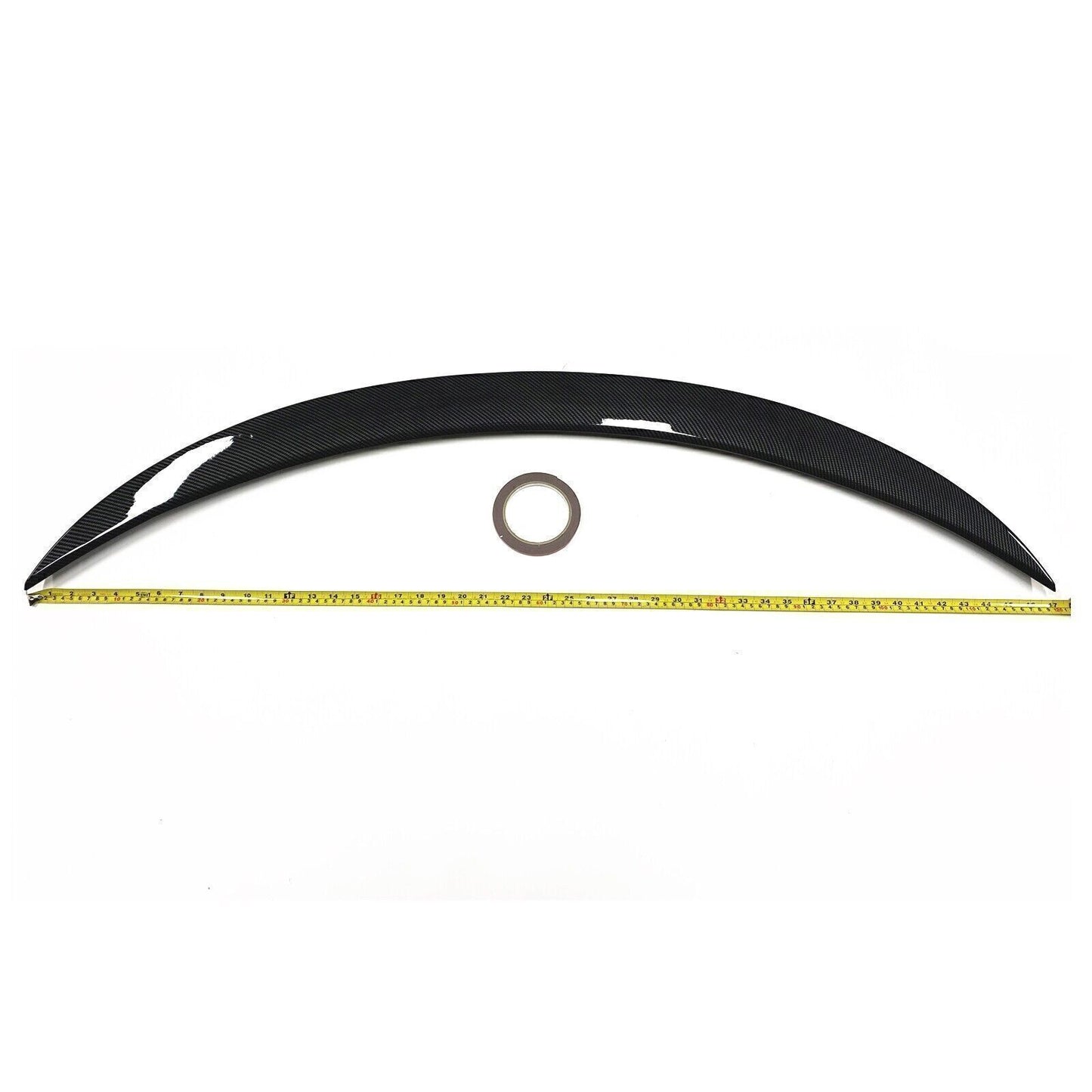 1x Rear Trunk Spoiler Roof Lip Kit For Infiniti Q60 2017-2019 Carbon Fiber Look