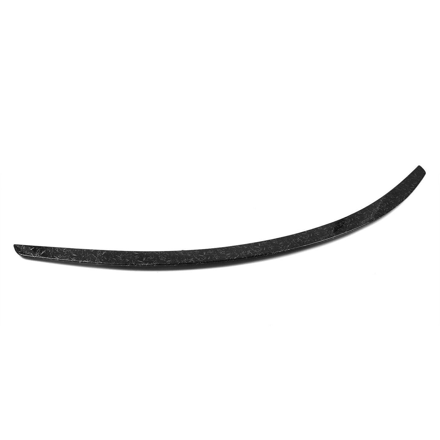 Rear Trunk Spoiler Wing Fit For Tesla Model S 2012-2022 Forged Carbon Fiber Look