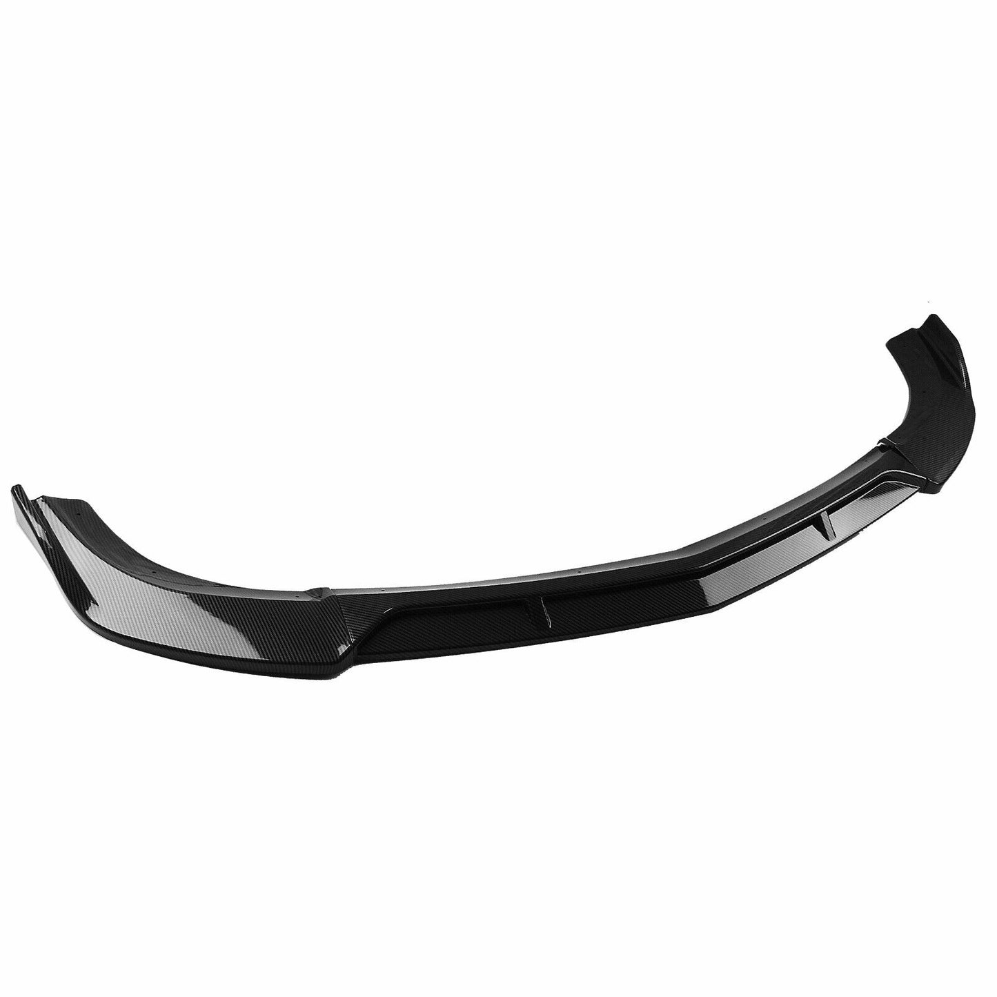 1Pc Carbon Fiber Front Bumper Spoiler Lip For M-Benz W204 C200 C250 C300 2008-2014