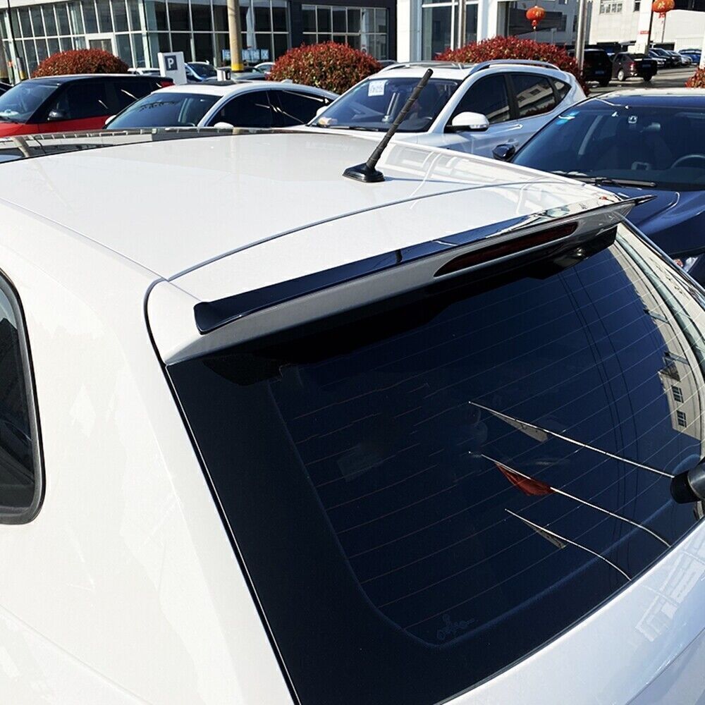 Car Rear Roof Spoiler Body Kit For Volkswagen VW Polo MK6 2019-2020 Glossy Black