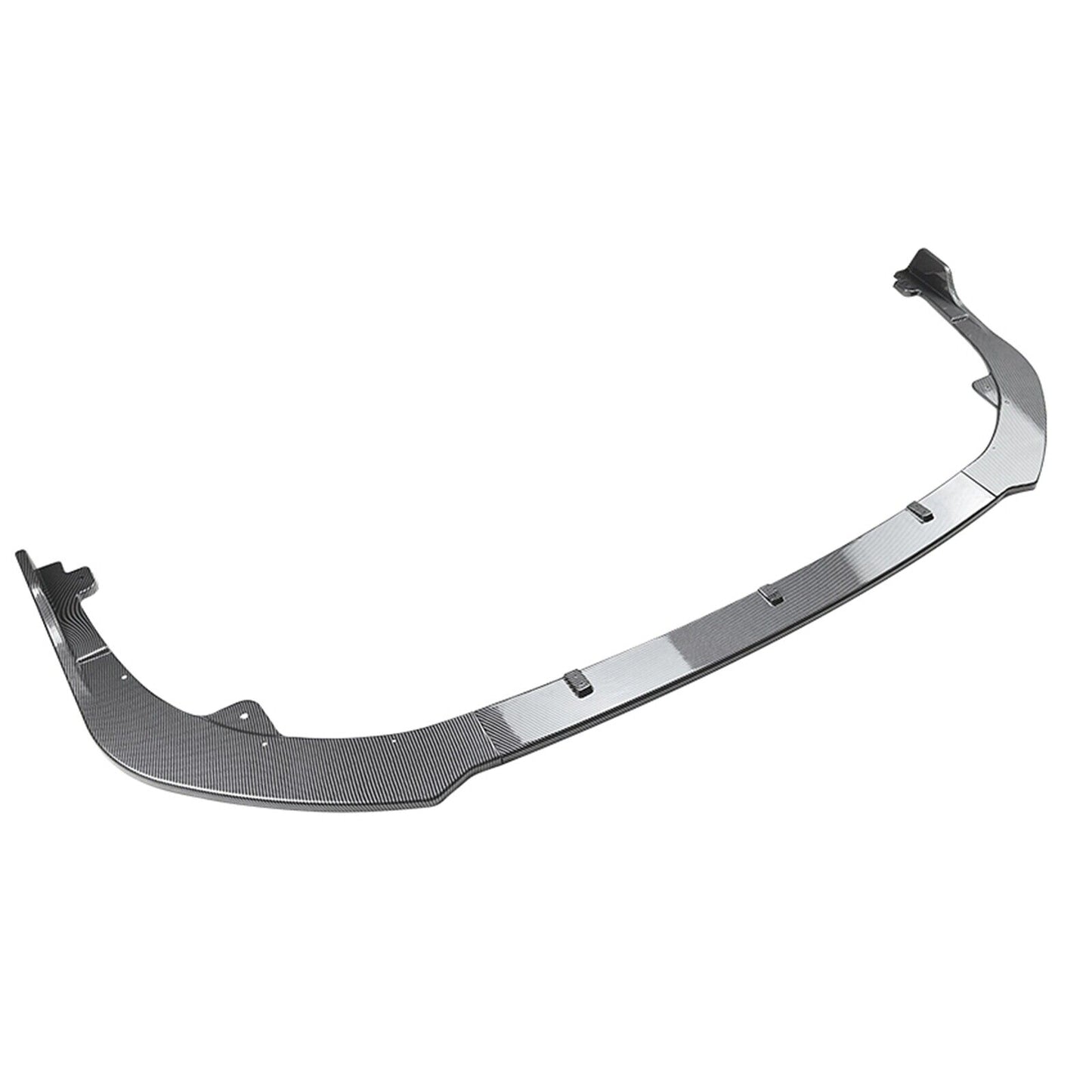 1Set Front Bumper Spoiler Lip Kit For Toyota Camry XV70 Sport 2021-2023 Carbon Fiber