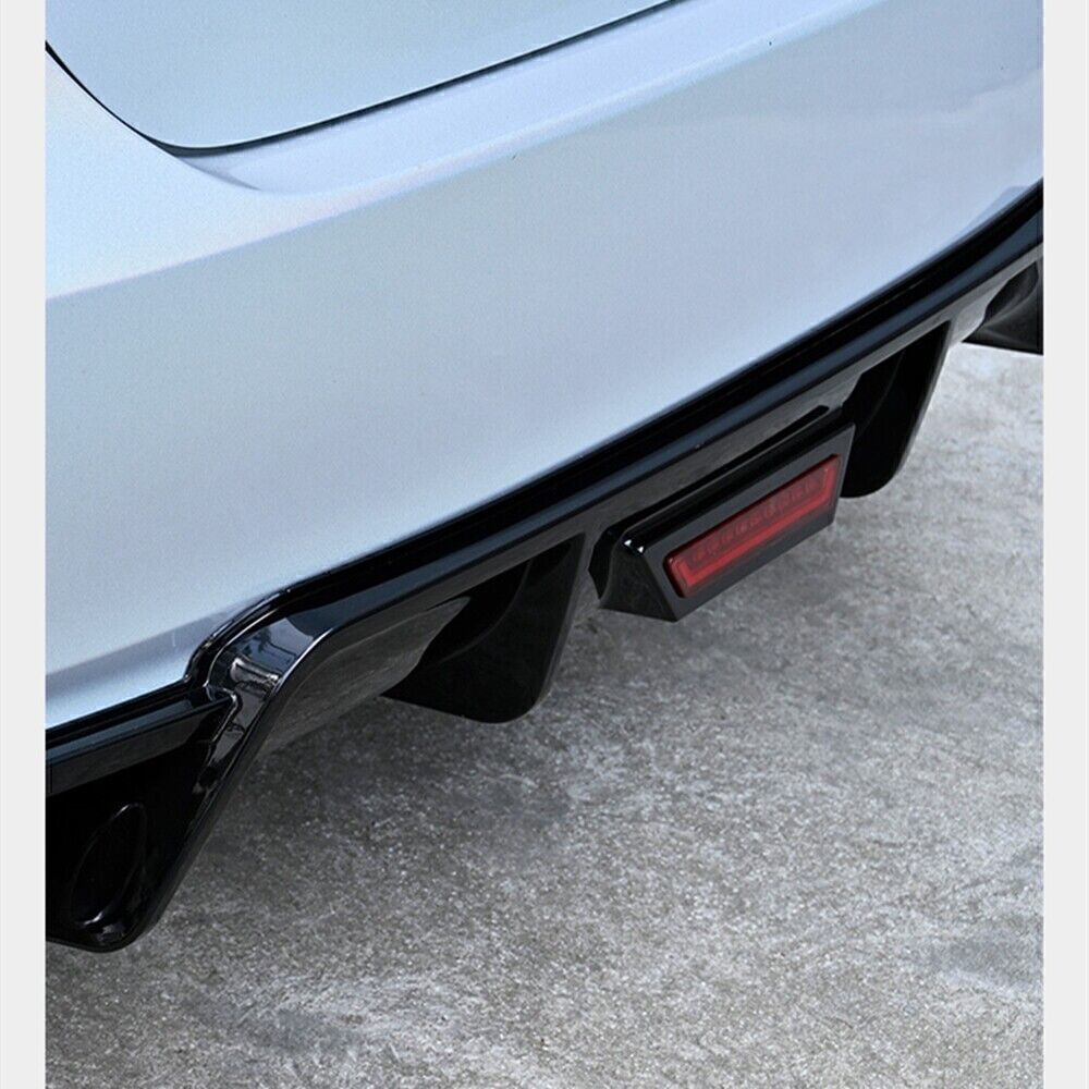 1 Set Gloss Black Rear Spoiler Lip W/LED For TOYOTA Camry Sport SE XSE 2018-2023