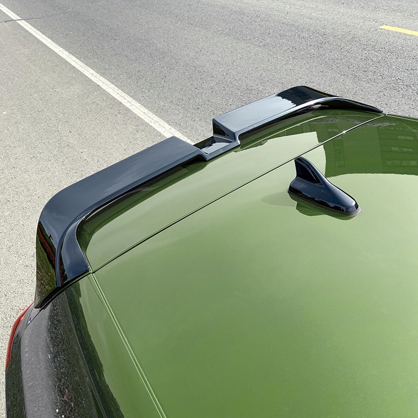 Rear Trunk Lip Wing For VW Golf 8 MK8 GTI R GTD GTE R Line Hatchback 20-23 Black