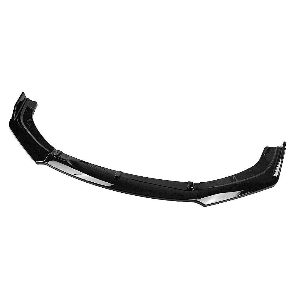 Gloss Black Car Front Bumper Spoiler Splitter Lip For Honda Civic 2016 2017-2020