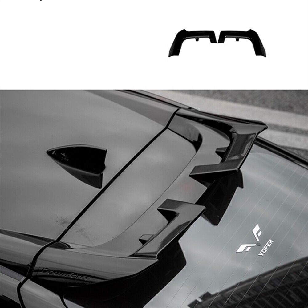 1Set Rear Trunk Spoiler Wing Lip Roof Cover For Honda Civic Hatchback 2020-2021