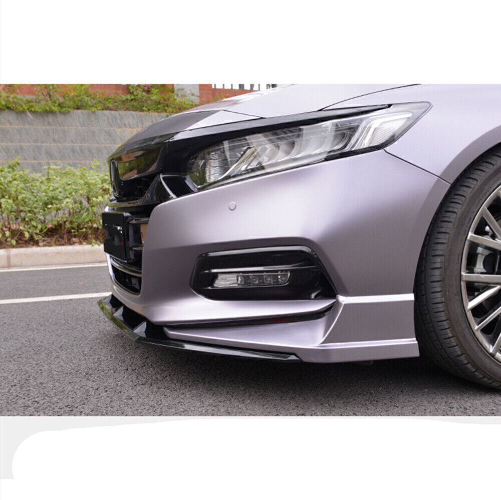 2Pcs Front Bumper Side Corner Cover Molding Trim For Honda Accord 2018-2019 Gray