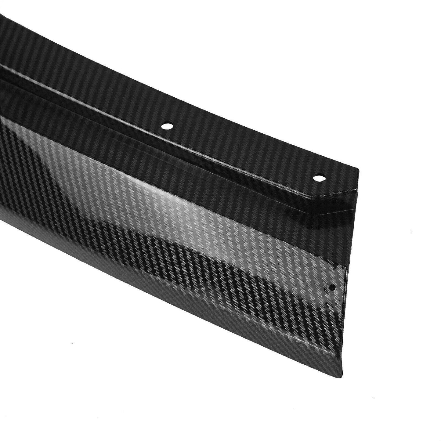 1Set Front Bumper Spoiler Lip Fit For Cadillac CTS-V 2009-2015 Carbon Fiber Look