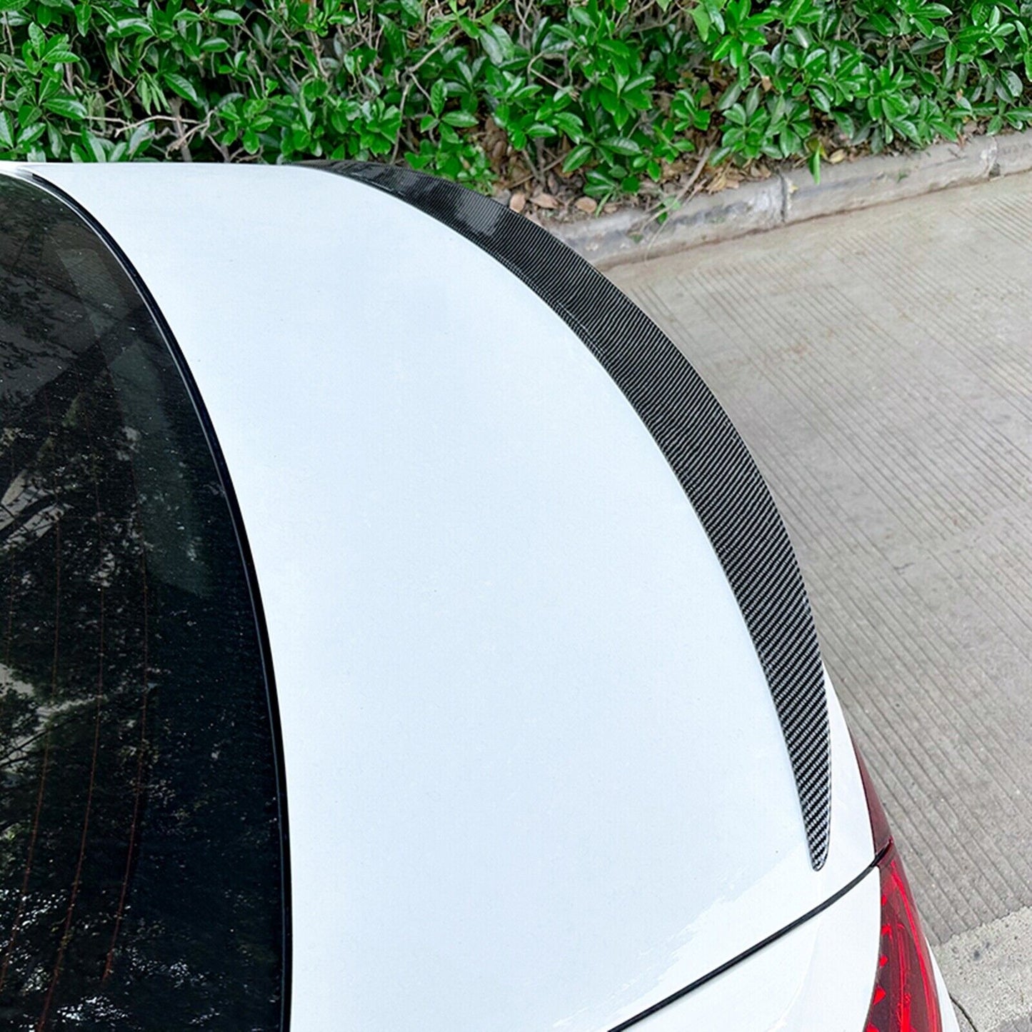 Rear Trunk Spoiler Wing For Benz C Class W206 C300 AMG Sedan 2021-2023 Carbon Fiber