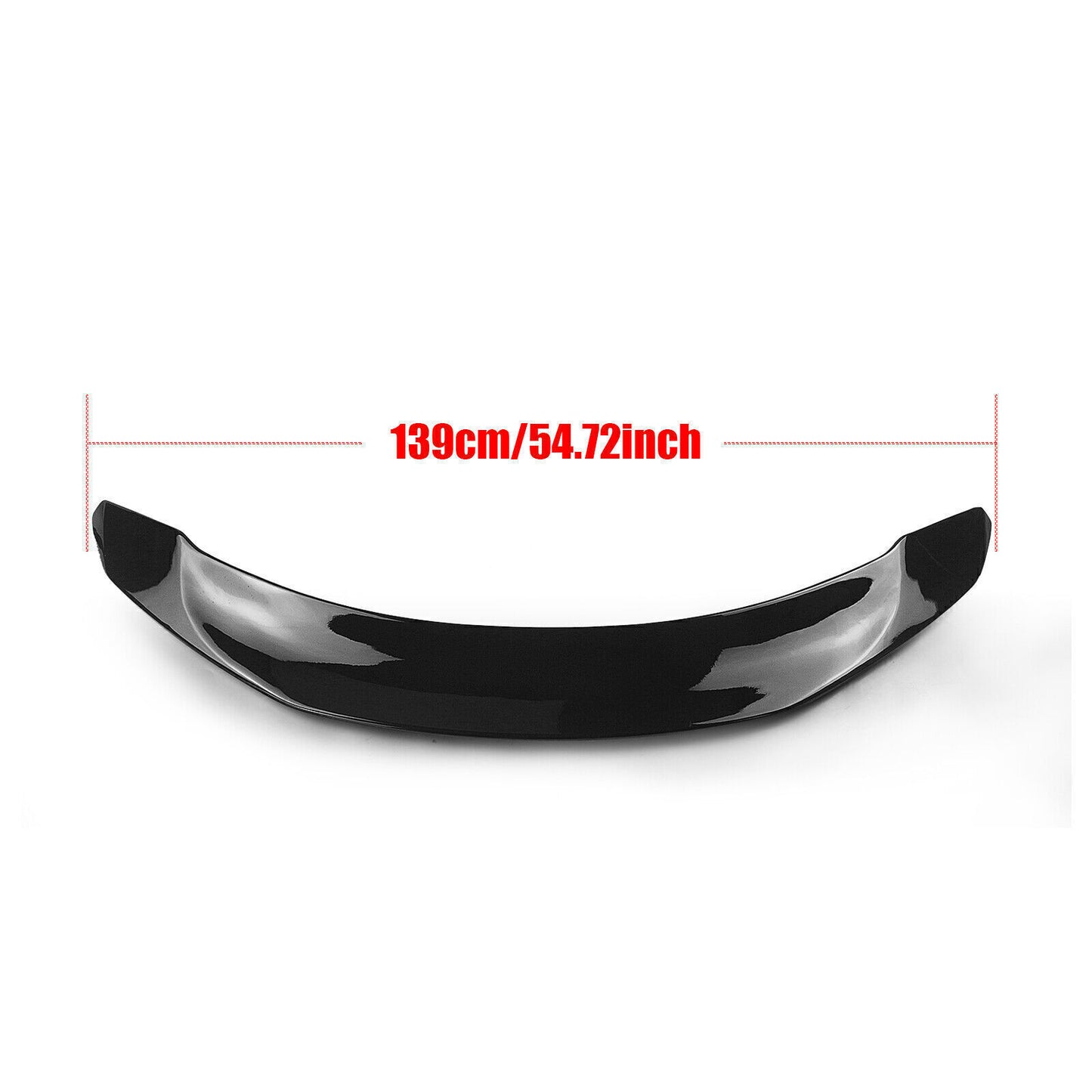 1x Rear Spilter Spoiler Wing Lip Black Body Kit For Tesla Model 3 2017 2018-2023