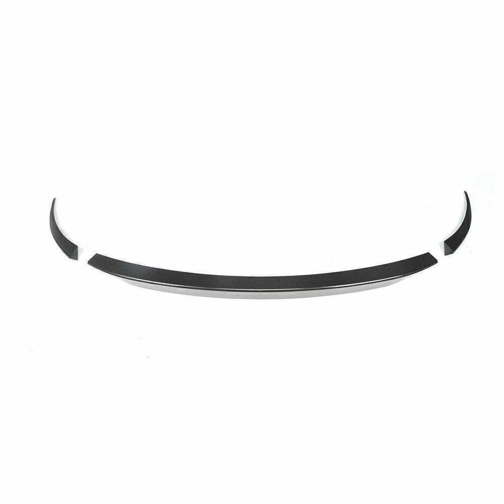1Set Carbon Fiber Rear Trunk Spoiler Wing Lip For Porsche Macan 2014-2018 Black