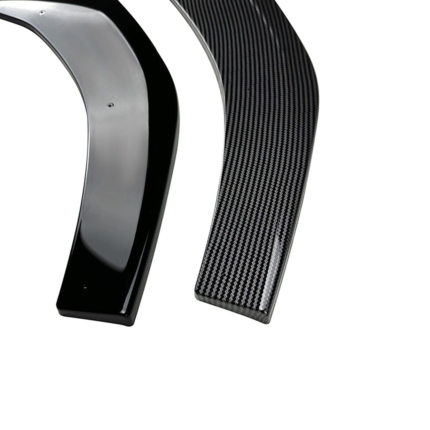 3x Front Bumper Spoiler Lip For Volkswagen Golf 8 MK8 GTI Rline 2020-2023 Black