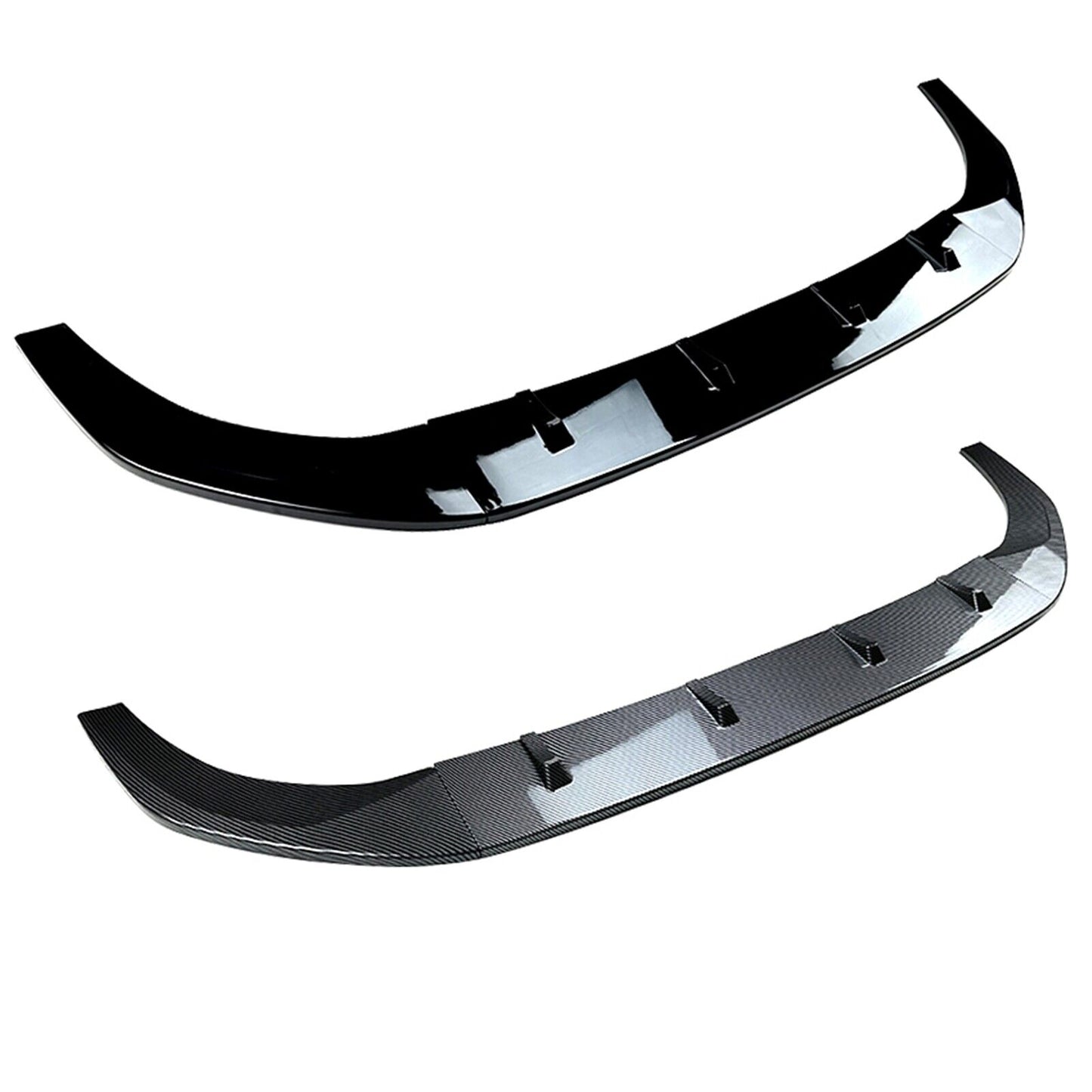 3x Front Bumper Spoiler Lip For Volkswagen Golf 8 MK8 GTI Rline 2020-2023 Black