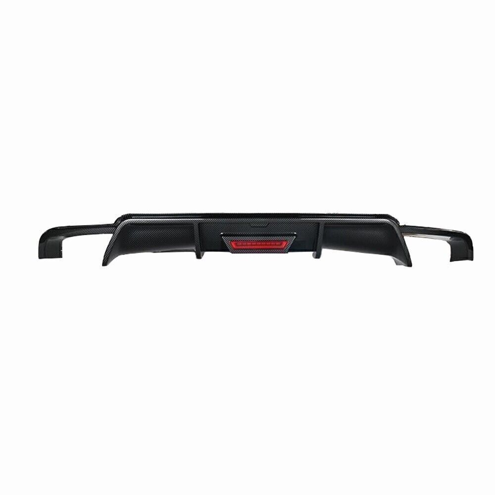 Rear Spoiler Lip W/Light For TOYOTA Camry Sport SE XSE 2018-23 Carbon Fiber Look