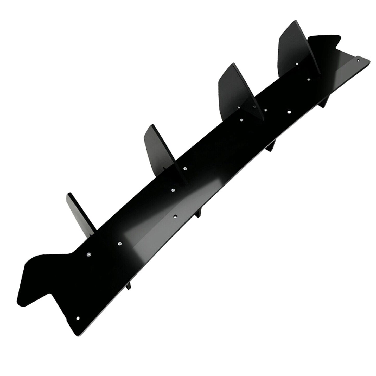 1Pc Car Rear Bumper Diffuser Spoiler Lip For Ford Focus ST MK4 2018-2022 Black