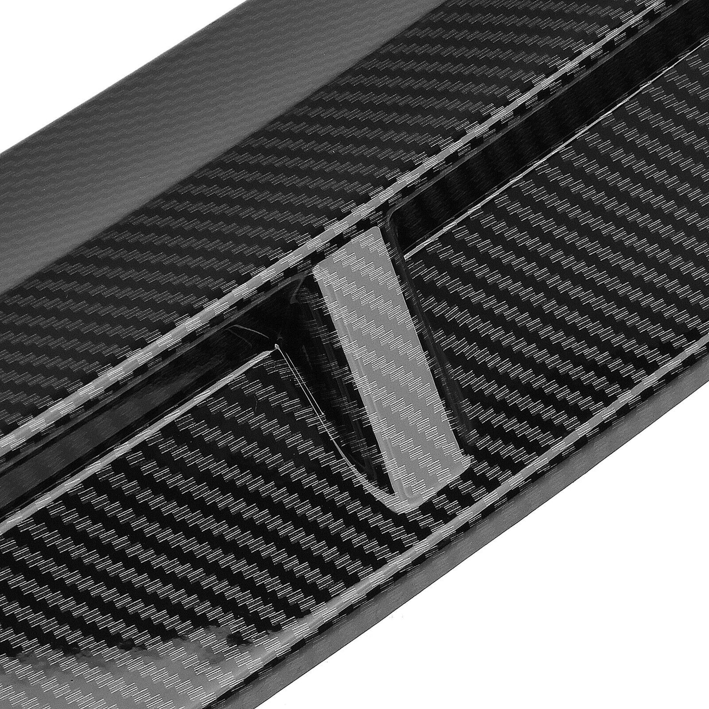 1Pc Carbon Fiber Front Bumper Spoiler Lip For M-Benz W204 C200 C250 C300 2008-2014