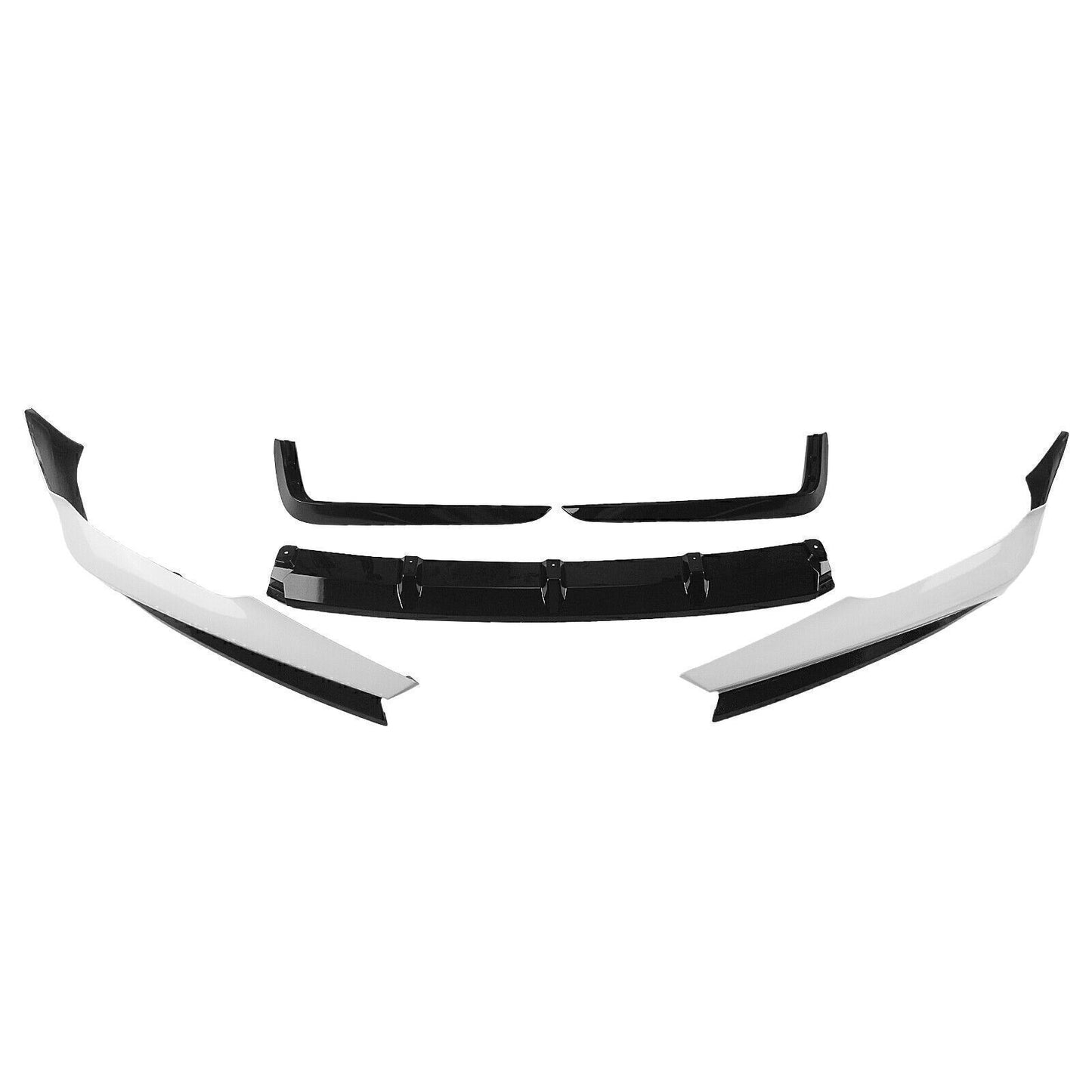 Front Bumper Spoiler Lip+Fog Light Eyelid Kit For Honda Accord 2021-2022 AKASAKA