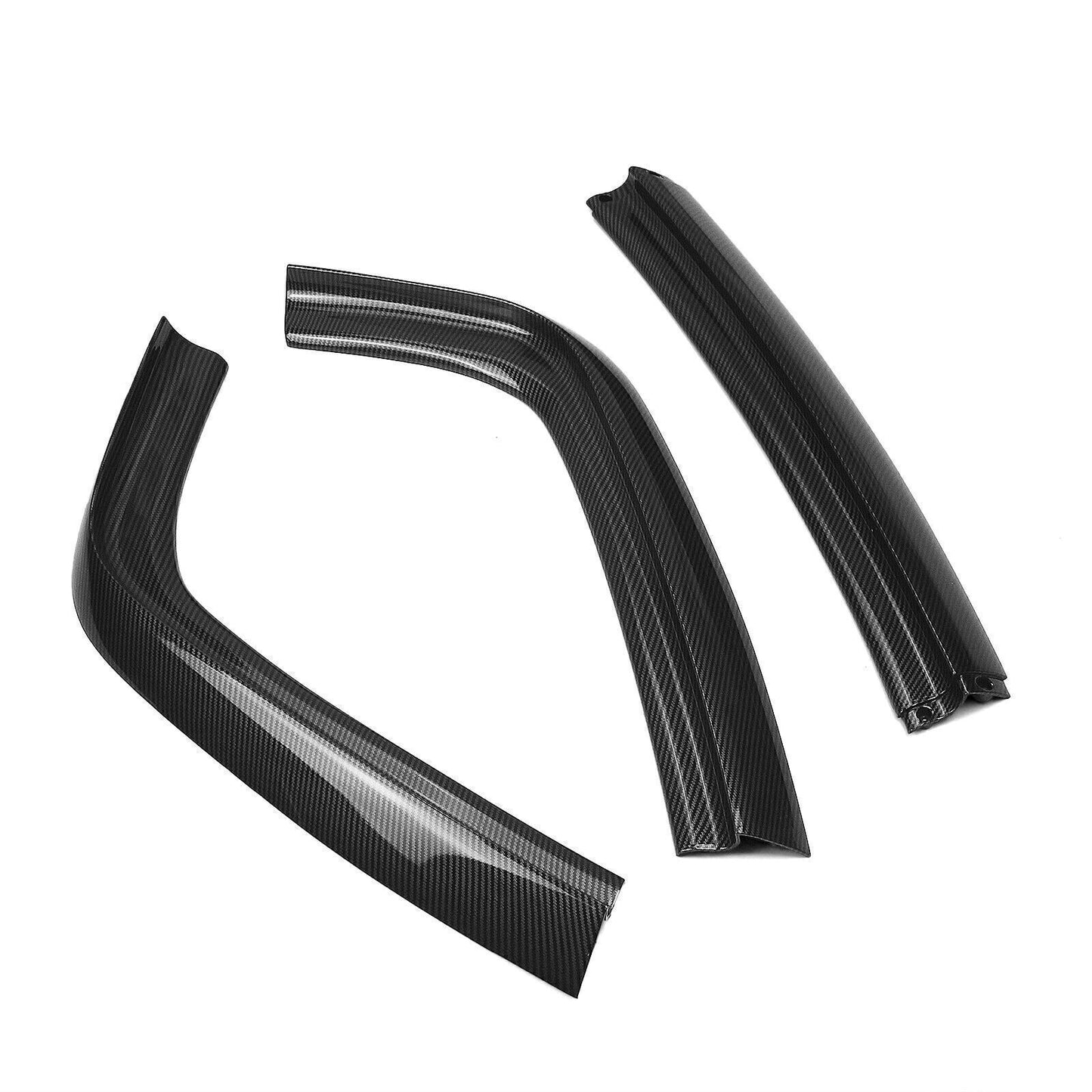 1 Set Car Front Bumper Spoiler Lip For BWM E36 M3 1992-1998 Carbon Fiber Style