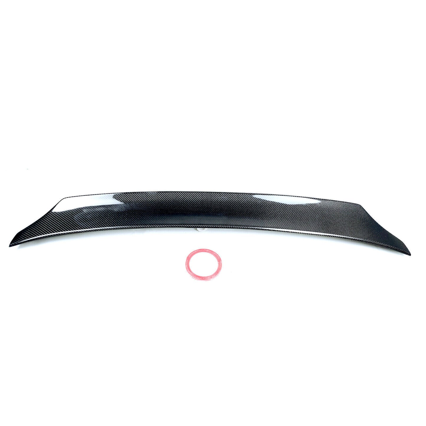 1Set Carbon Fiber Rear Trunk Spoiler Lip Wing For Subaru Legacy 2005-2008 Black