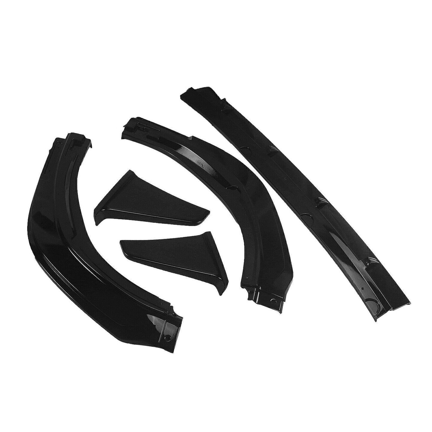 1 Set Black Front Bumper Spoiler Lip For Toyota Camry SE XSE 2018-2024 YOFER